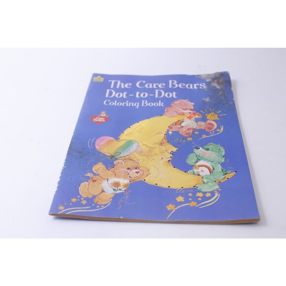 Care Bears, Coloring Book, 1980s, Cover Damage, Happy House Books Uncolored, Col - Picture 1 of 5
